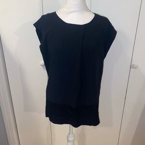All Saints Seymour Blank Tank w Silk Like Band on bottom size 2
